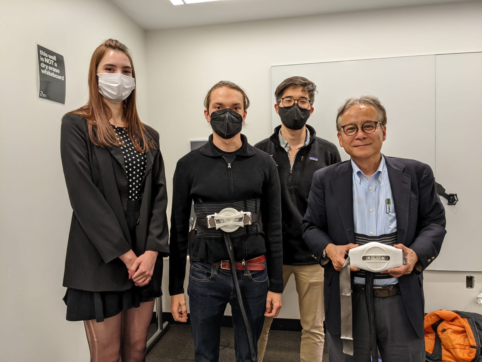 Our group with Hiroshi (I had already left to work on finance homework 😭)