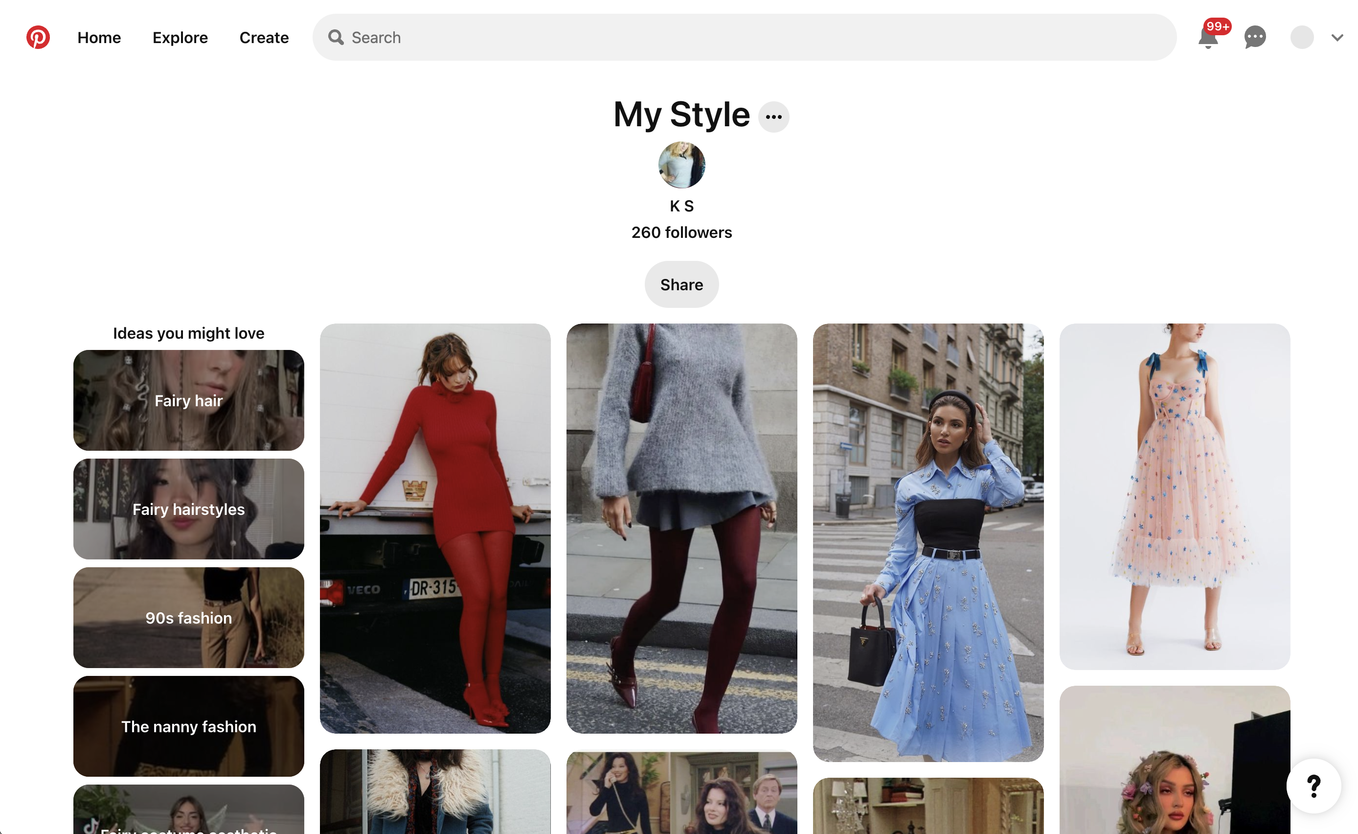 Pinterest board as input