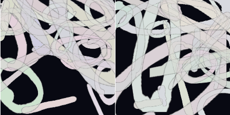 Generating red lanterns from MNIST digits